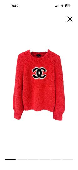 Chanel teddy bear sweater