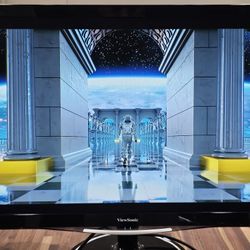 27in. Monitor Stand And With Flex Arm Mount