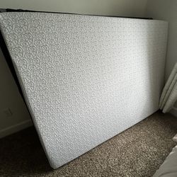 Full Bed, Box Spring, And Frame