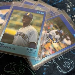 Ken Griffey Jr Rookie Baseball Card Lot