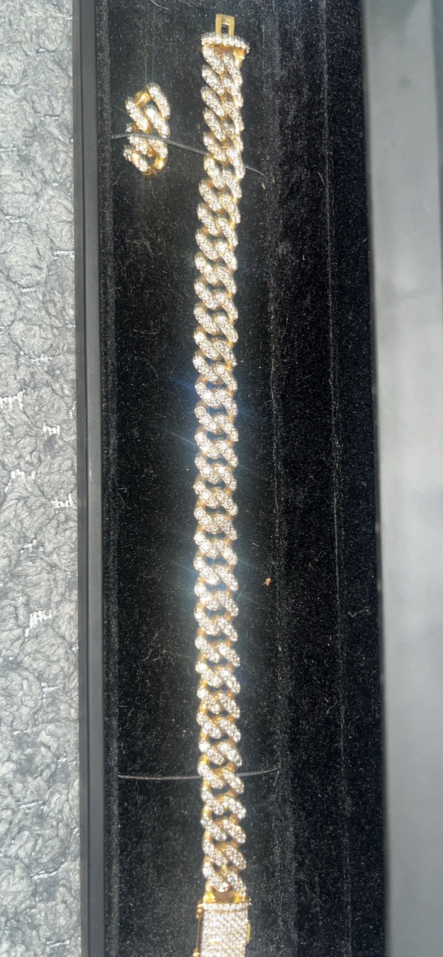 14k Gold Natural VVS Diamond 8ct Big Stones