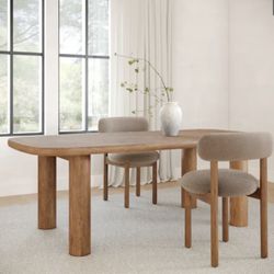 Large dining table, oak color