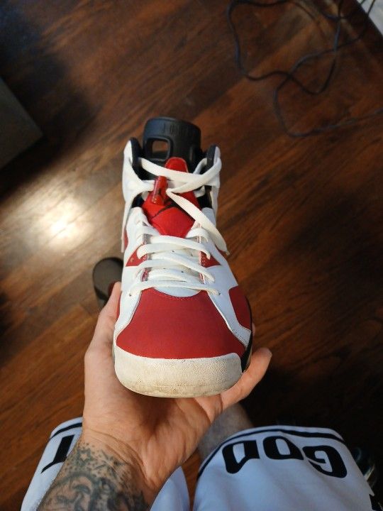 Nike Air Jordan Retro 6 Carmine's Sz 9.5