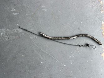 Oil tube and dipstick