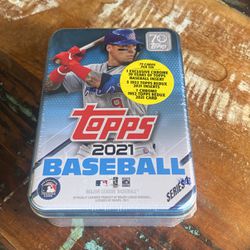 2021 Topps Baseball Card Series 1 Tin