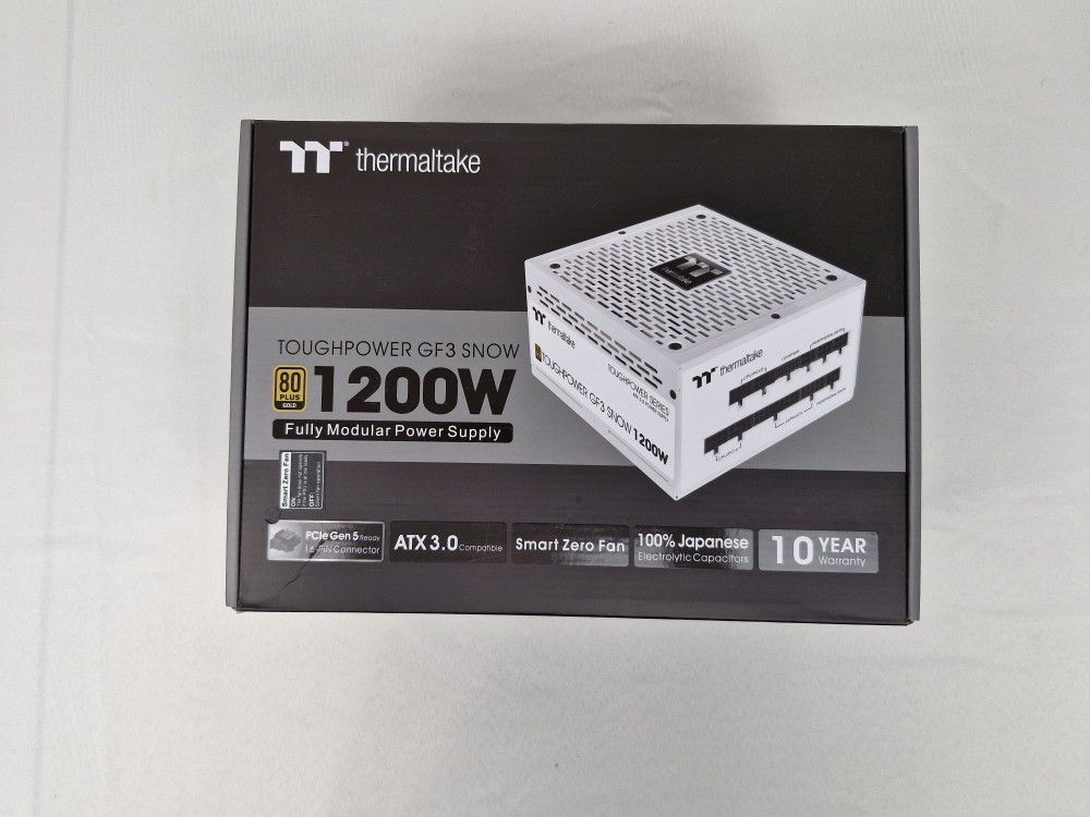 Thermaltake Toughpower GF3 Snow 1200W - TT Premium Edition Power Supply (PSU)