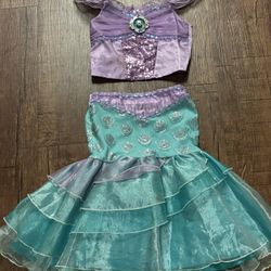 Little Mermaid 2 Piece Costume
