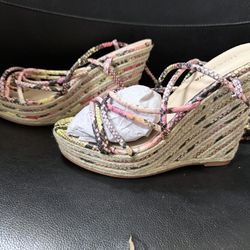 BRAND NEW!!!! Wedged Heels With Lace-ups! Super Cute!!!