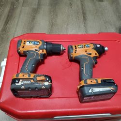 1 Rigid Drill 1 Impact Drill