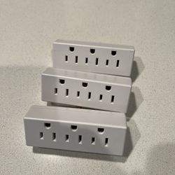 3 Outlet Wall Adaptor (3-pack)