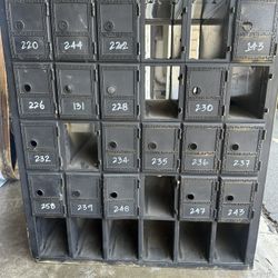 Antique Post Office boxes 