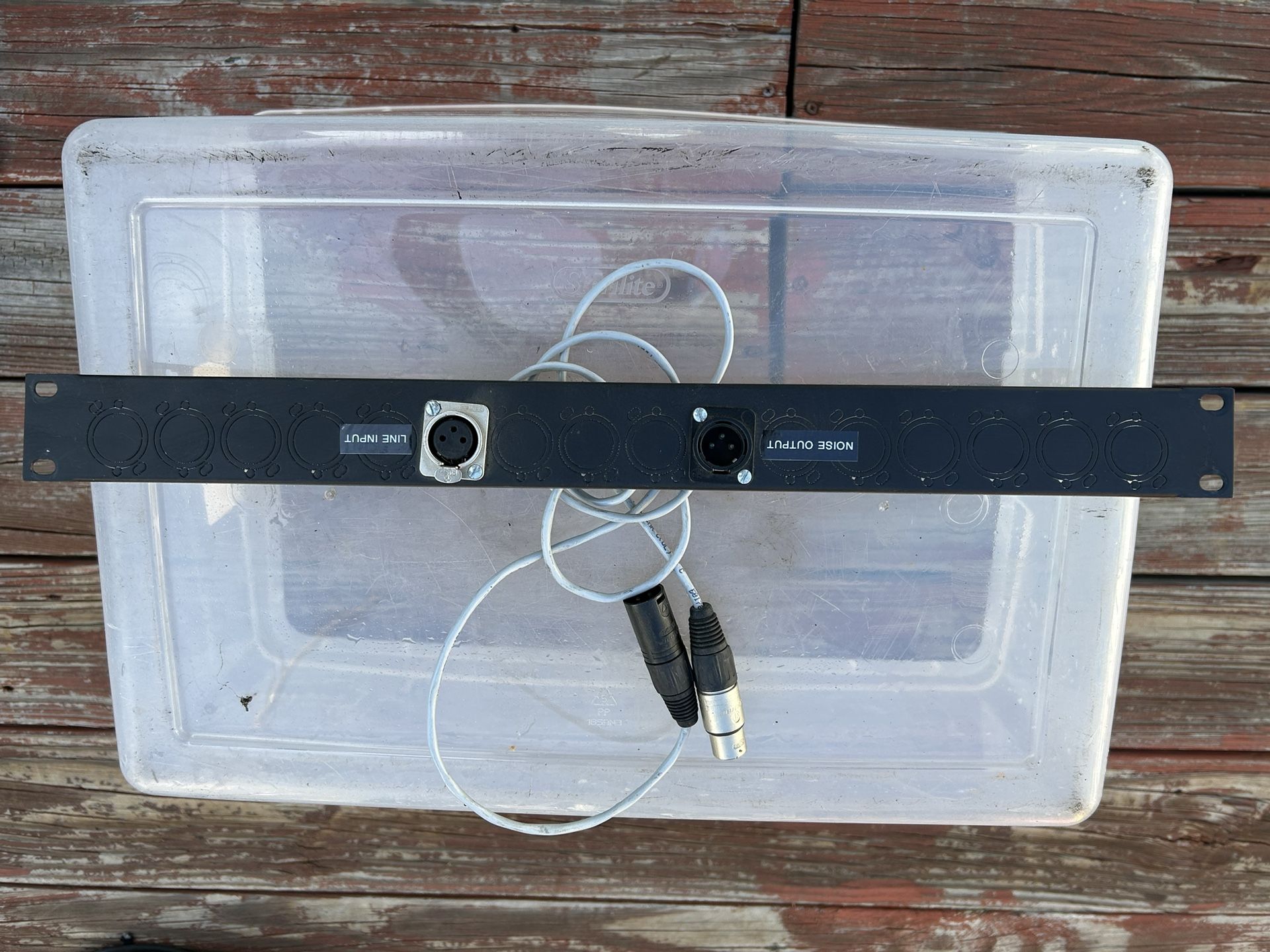 Neutrik XLR Input And Output Panel $25