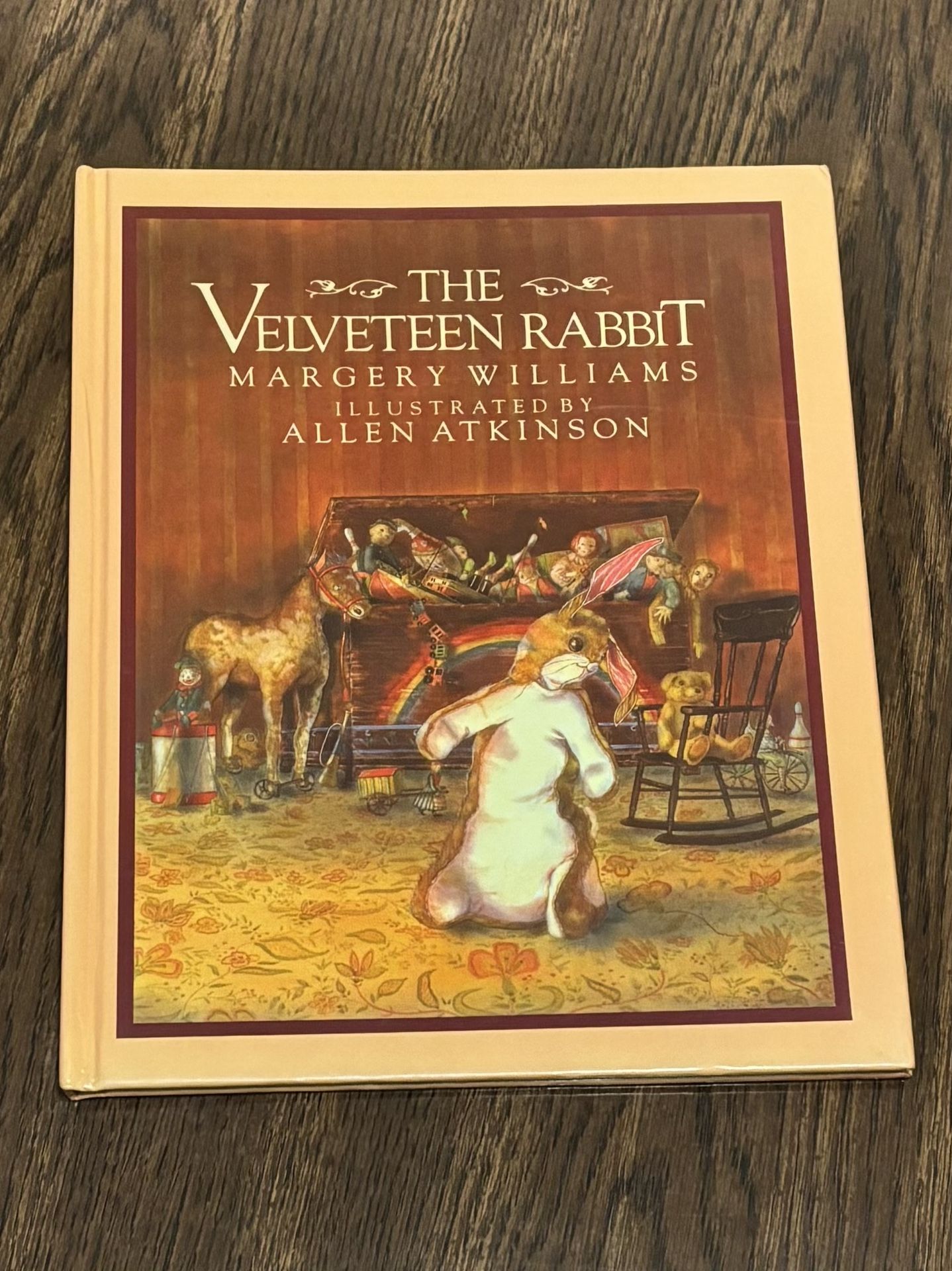 The Velveteen Rabbit 1983 Hardback Hardcover Children’s Book Margery Williams Illustrated by Allen Atkinson Rare Vintage