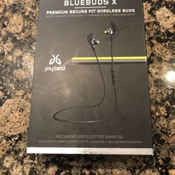 Jaybird Bluebuds X Wireless Earbuds Headphones Bluetooth