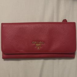 Prada Large Saffiano Leather Wallet