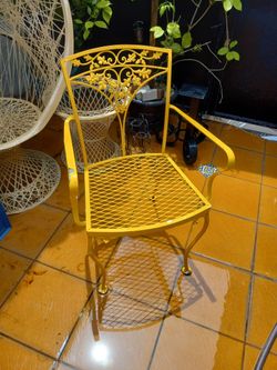 Vintage Outdoor Iron Chair