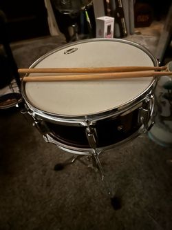 14” Astro Snare Drum with Stand and Sticks