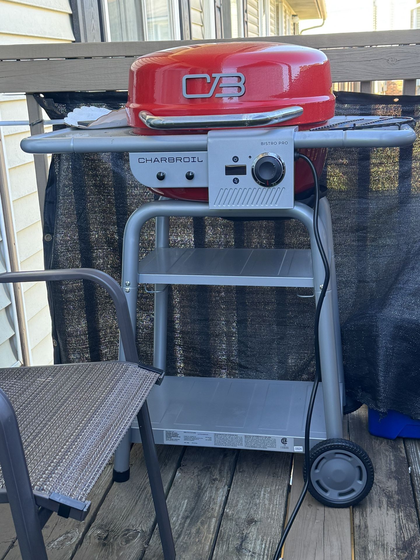 CHMharbroil Bristo Pro Charcoal & Electric Grill 