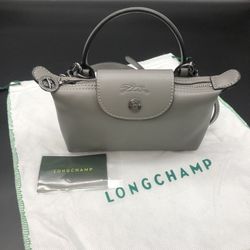 Longchamp Le Pliage Xtra XS Pouch in Gray