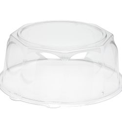 Cakepak 13” X 5.75” Clear Dome Clear Base Flat (box 50 Dome/50 Base)