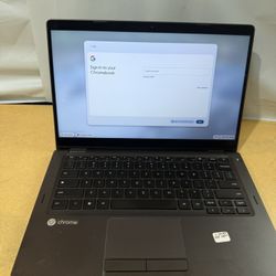 dell latitude 5300 2 in 1 chrome  i5 8365 8gb 128 ssd chrome OS. With power adapter has some scratches on it 