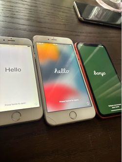 Locked iPhones for parts