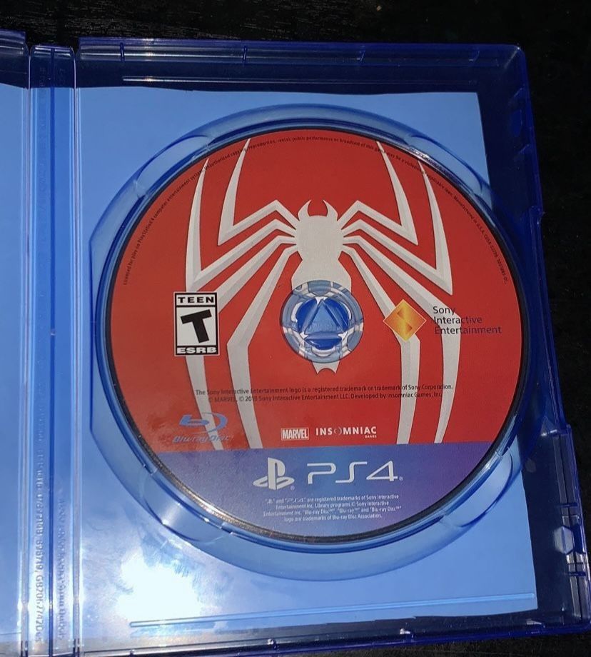 Spiderman PlayStation 4 Video Game PS4 PS5