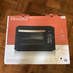 Drew Barrymore Beautiful Kitchenware Digital air Fryer Toaster Oven