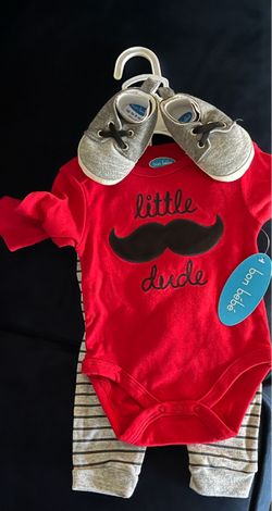 Bon Bebe Baby Boy 3-Piece Outfit Set
