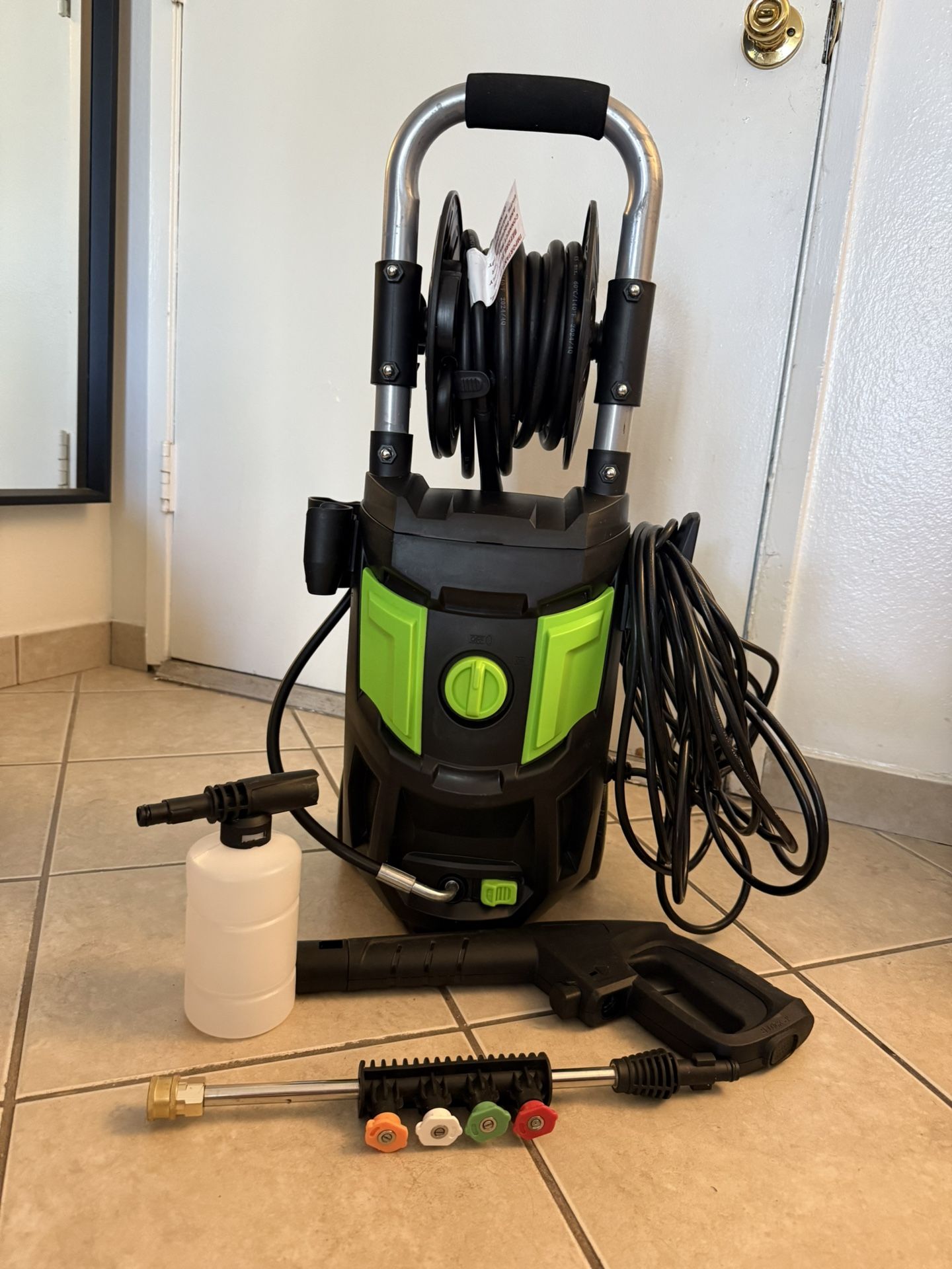 Electric Pressure Washer - 5000PSI Max, 3.6 GPM, 20FT Hose,
