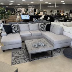 Sofa Chaise - Nutmeg or Taupe