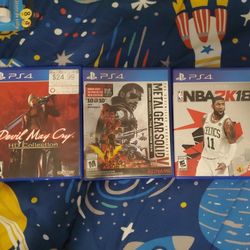 3 PS4 Games 