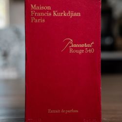 NEW! Baccarat Rouge 540 EDT