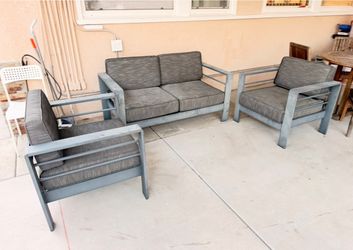 Patio metal set