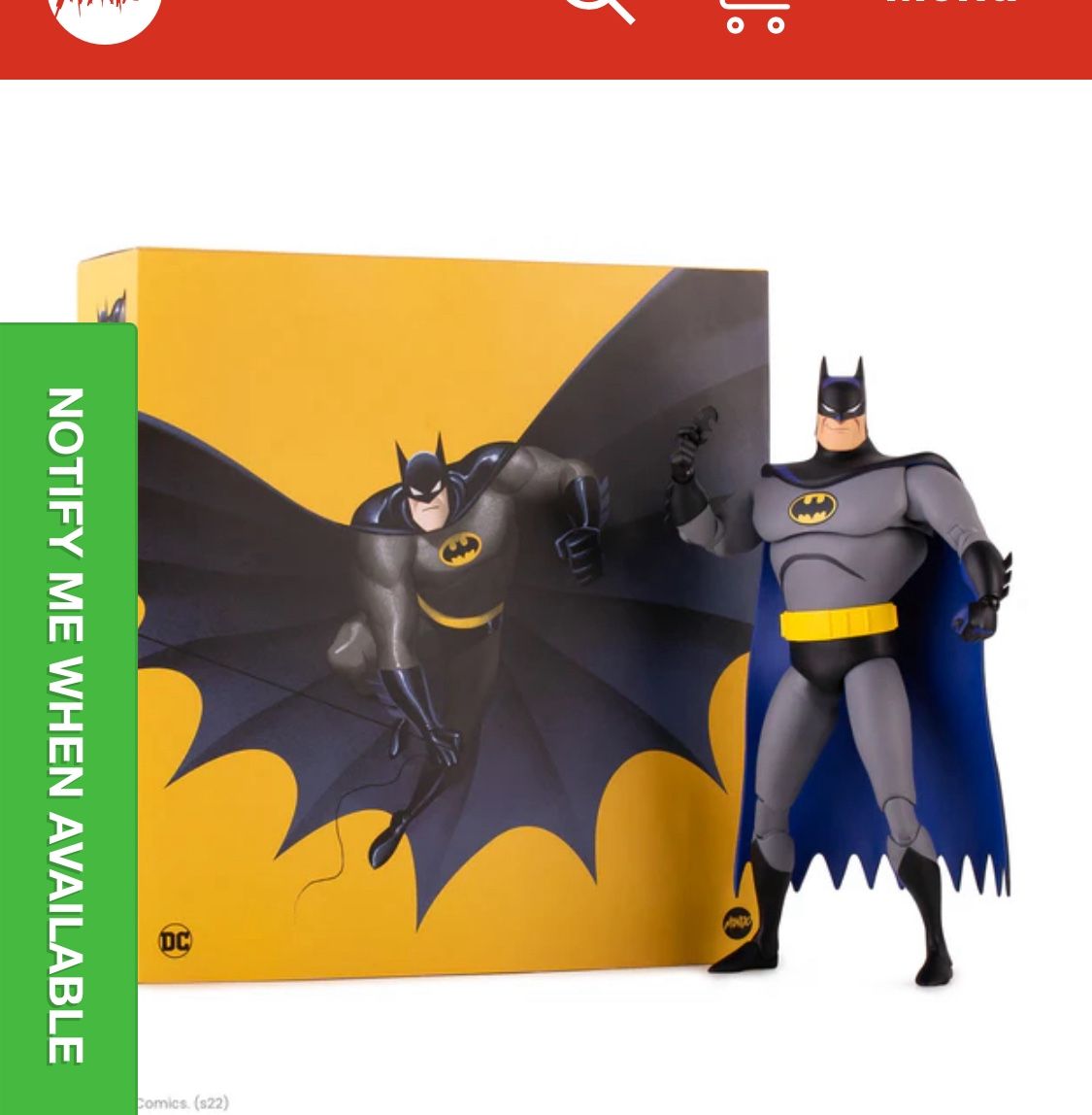 Mondo (original Not Redux) Batman Animated Series Collectible Figure 1/6 Scale