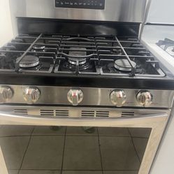 Stainless steel Gas stove & Fridge