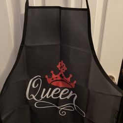 King and Queen Apron