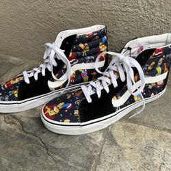 Vans x The Simpsons 2020 Christmas Sk8 Hi Men’s 10.5 Women’s 12.0 Limited Special Edition Rare