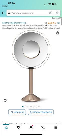 Simple Human Vanity Mirror