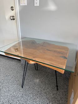 Custom wood nightstand or side for Sofa