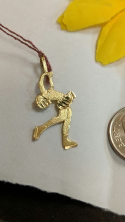 BALLERINA CHARM 14K or pendant