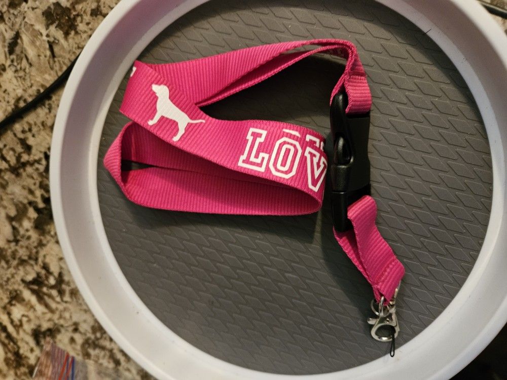 VS Pink Lanyard. New