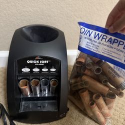 Royal Sovereign Quick Sort CO-1000 Electric Coin Sorter Comes with Coin Wrappers