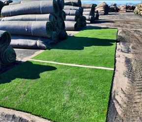 used artificial grass- ALPINE