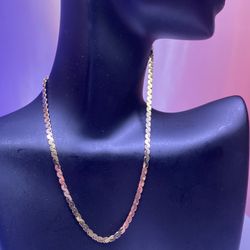 14K Serpentine Chain 