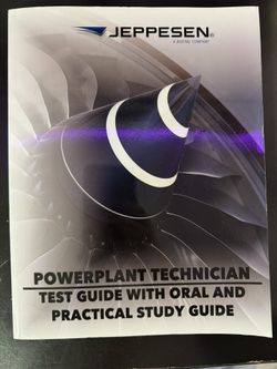Powerplant Technician Test Guide With oral and practical study guide.