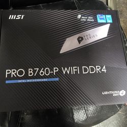 MSI Pro B760-p Wifi Motherboard