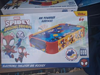 Spidey and friends electronic Air hockey table