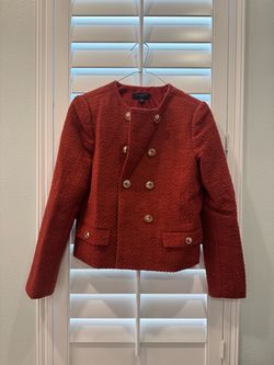 Ann Taylor Boucle Short Peacoat