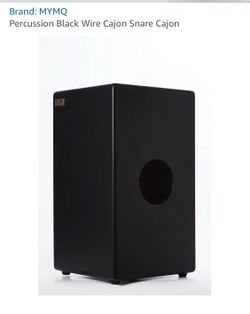 Cajón snare seated drum percussion black